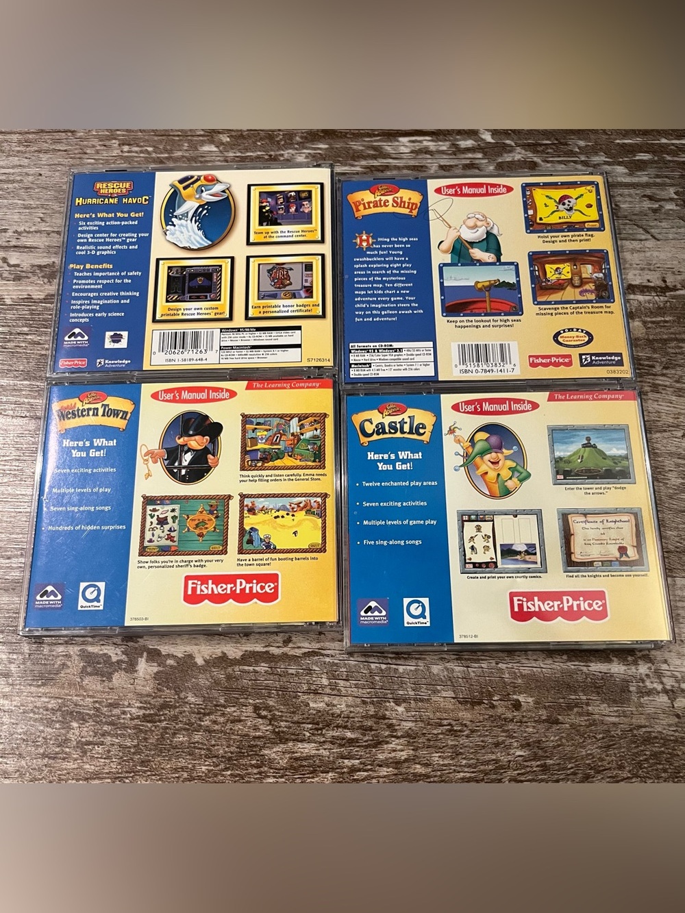 Fisher-Price Kids CD/PC Learning Game Set, untested - Picture 11 of 12